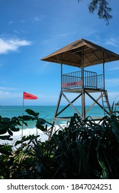 Life Guard House At The Beach, Phuket, Thailand