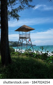 Life Guard House At The Beach, Phuket, Thailand