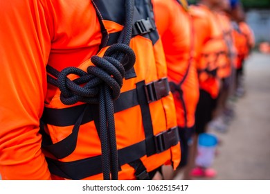 Life Jacket Of Water Rescue Team