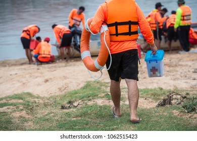 Life Jacket Of Water Rescue Team