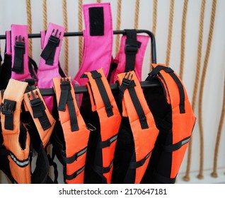 Life Jackets Hanging On Clothline Stock Photo 2170647181 | Shutterstock