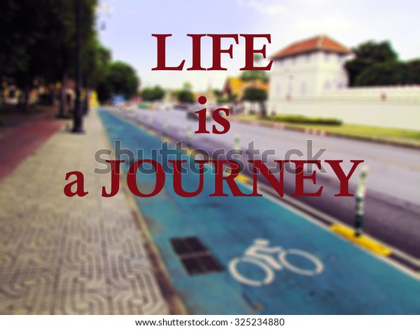 Life is a journey, along the bicycle road, travel\
around Bangkok