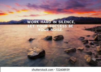 Featured image of post Motivational Work In Silence Quotes