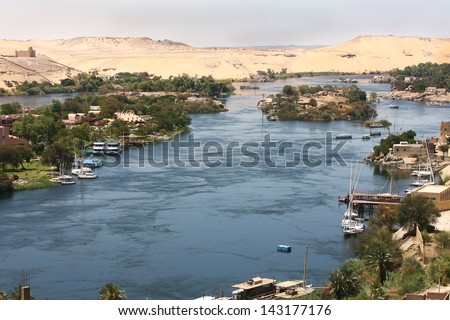 Life on the River Nile in Egypt