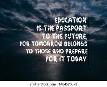 Life Quote Education Passport Future Stock Photo 1484593871 | Shutterstock