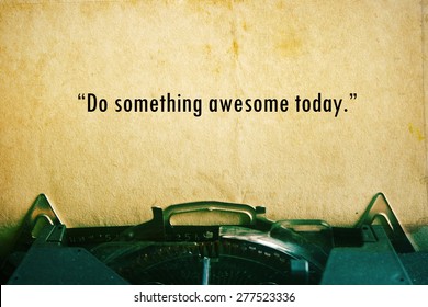 life quote. Inspirational quote on vintage paper background. Motivational background. - Shutterstock ID 277523336