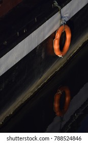 Life ring with reflection