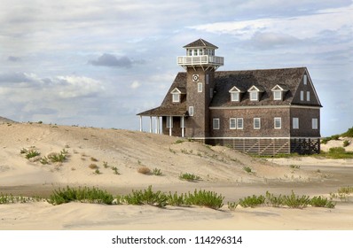 Life Saving House Outer Bank North Stock Photo 114296314 