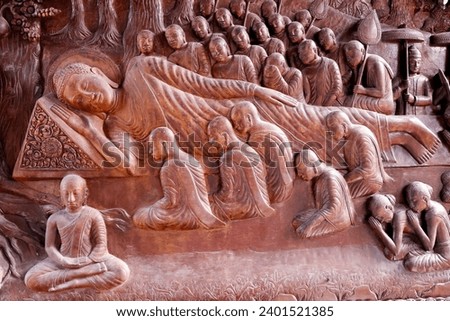  Life of Siddhartha Gautama, most commonly referred to as the Buddha : the awakened. After 45 years of teaching the Dharma, the Buddha passed into Parinirvana.
 Phnom Penh; Cambodia. 