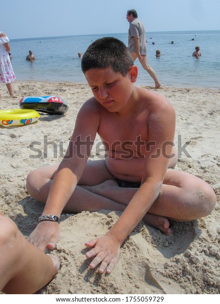 Beach Nudists Boy