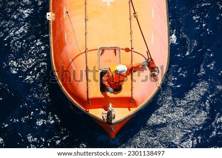 A lifeboat or life raft carried for emergency evacuation in the event of a disaster aboard a ship. Lifeboat is safety equipment in marine industry and offshore industry also for emergency case in sea.