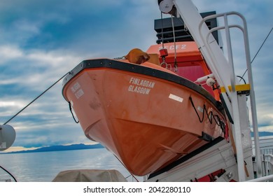 Lifeboat On Islay Ferry Scotland