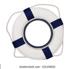 Lifebuoy, Isolated On White