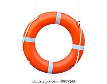 Lifebuoy - Isolated On White