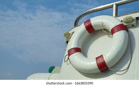 Lifebuoy is a life saving buoy designed to be thrown to a person in the water
