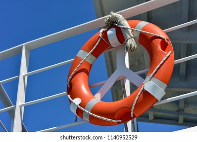 Lifebuoy On The Ship