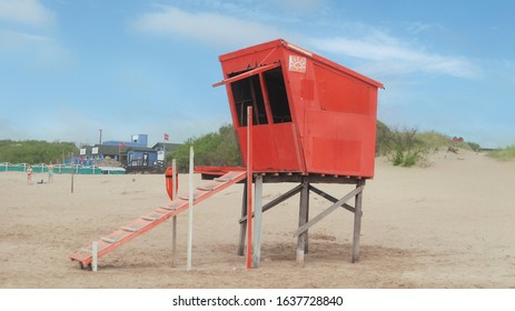 Lifeguard Booth On Sea Beach Stock Photo 1637728840 | Shutterstock