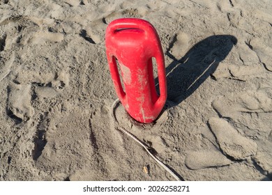 Lifeguard Rescue Can On The Beach