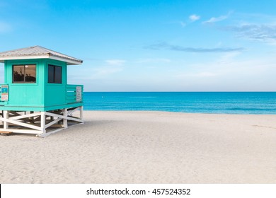 Lifeguard Tower In Venice Beach, Florida