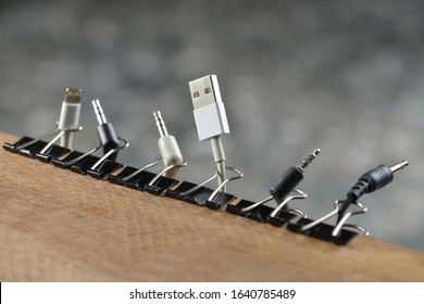 Lifehack; DIY cord and cable organizer.

