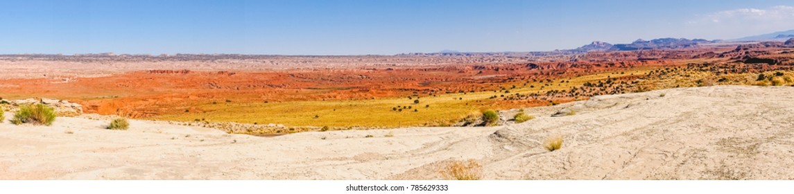 Lifeless Wasteland Of Utah. Drought In The USA