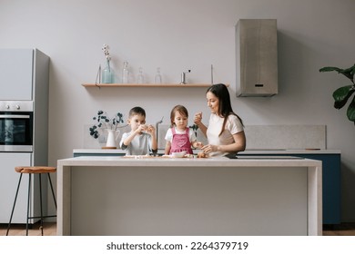 Lifestyle photo of cooking Easter decor. Family time. Under celebrated moment. - Powered by Shutterstock