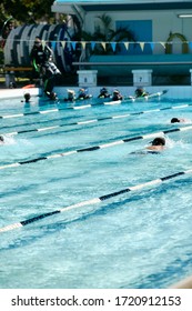 Lifestyle Photography Of The Tobruk Memorial Baths, A Public Swimming Pool In Townsville Queensland Australia