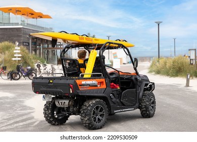 Lifguards And Rescue Team In Skanör Marina. Sweden July 15, 2022.