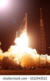 Liftoff of the rocket. The elements of this image furnished by NASA.