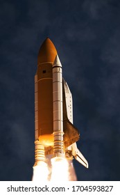 Liftoff of the rocket. The elements of this image furnished by NASA.
