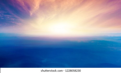 light about the sky . Paradise heaven .  Dramatic nature background . beautiful cloud .   Way to heaven . Journey of the Soul .  background sky at sunset and dawn . - Shutterstock ID 1228058230
