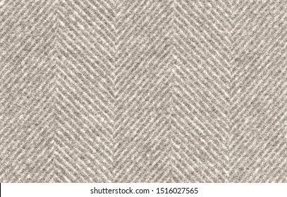 Light beige cashmere fabric. Herringbone tweed, Virgin Wool Background Texture. Expensive men's suit of fabric. High resolution
