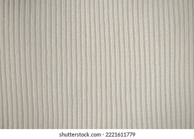 Light Beige Wool Knitted Fabric Background