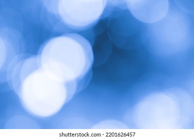 Light Blue Bokeh Nature Background