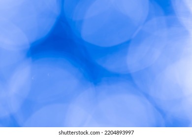 Light Blue Bokeh Nature Background