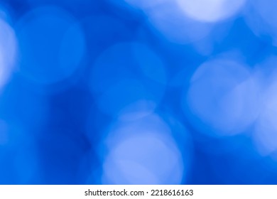 Light Blue Bokeh Nature Background