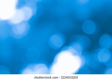 Light Blue Bokeh Nature Background