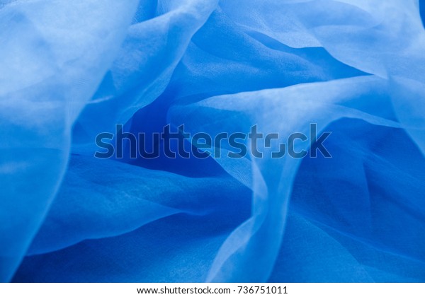 light blue chiffon fabric