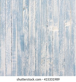 Light Blue Colored Wooden Background