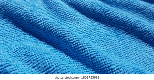 Light Blue Micro Fibre, In Diagonal Folds (texture).