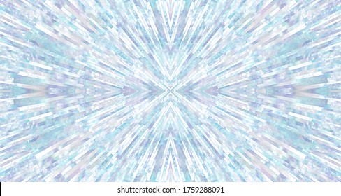 Light Blue Mother Of Pearl Texture In Starburst Pattern