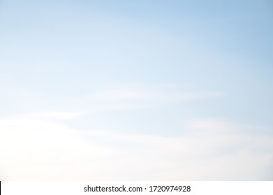 
Light Blue Sky And White Clouds Background.