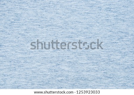 Light blue soft melange fabric texture as background