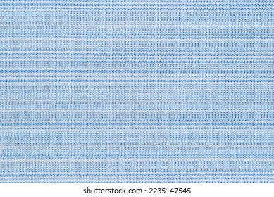 Light blue striped cotton fabric texture as background - Shutterstock ID 2235147545