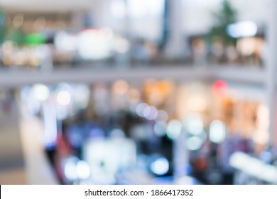 Light Bokeh Event Exhibition Business Concept; Abstract Blurred Of Defocused Convention Exhibit Trade Show And Booth In Conference Hall Background With Glitter Sparkle Blurred Circles