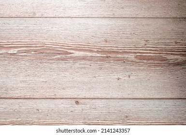 Light Brown Boards. Old Wood Texture Or Wood Background. Wood Table Surface Top View. Rustic Wood Background. 