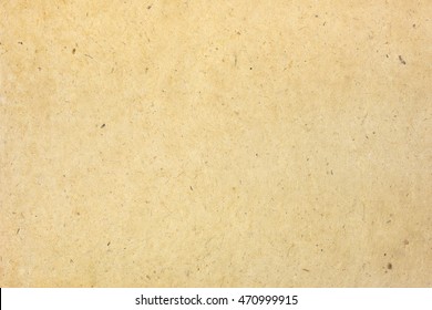 Light Brown Rice Mulberry Flower Rough Paper Petal And Seed Texture / Recycle Paper / Craft Or Hand Made Paper / Natural And Eco Friendly Material 