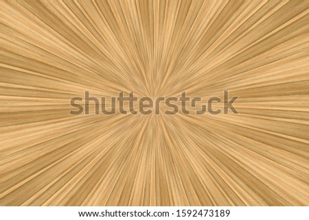 Light brown starburst wood marquetry isolated high resolution