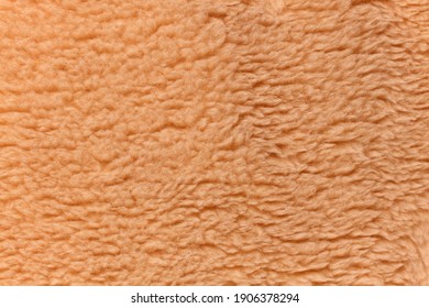 Light Brown Teddy Bear Fabric Background