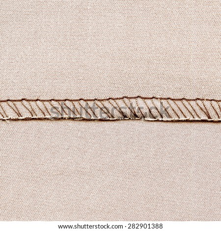 light brown textile texture with  inseam